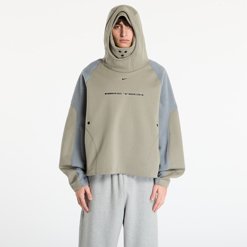 Mikina Nike Tech Boreas Mens Oversized Hoodie Light Army/ Cool Grey/ 66196947