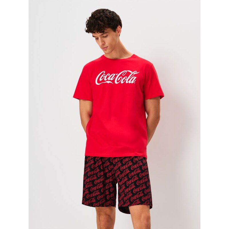 Sinsay - Dvojdielne bavlnené pyžamo Coca-Cola - viacfarebná 66196890