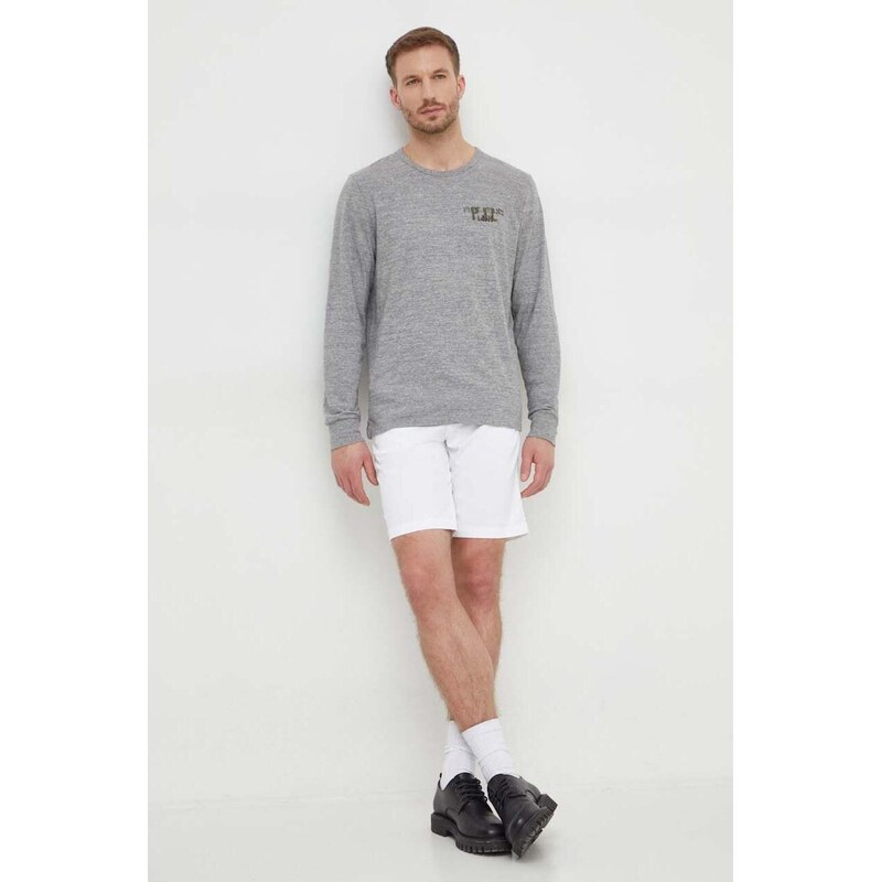 Bavlnené tričko s dlhým rukávom Pepe Jeans CALEM 48552859