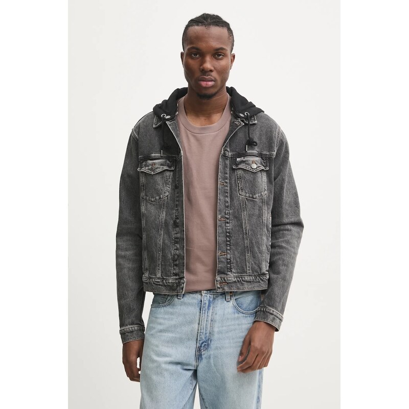 Rifľová bunda Tommy Jeans 61057008