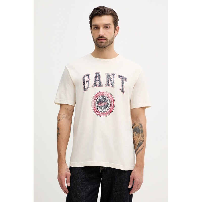 Bavlnené tričko Gant 66113015
