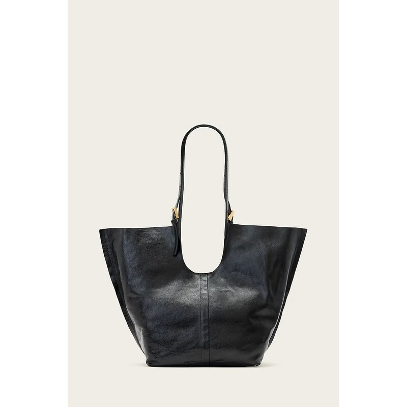 Kožená kabelka AllSaints ARA 66186932