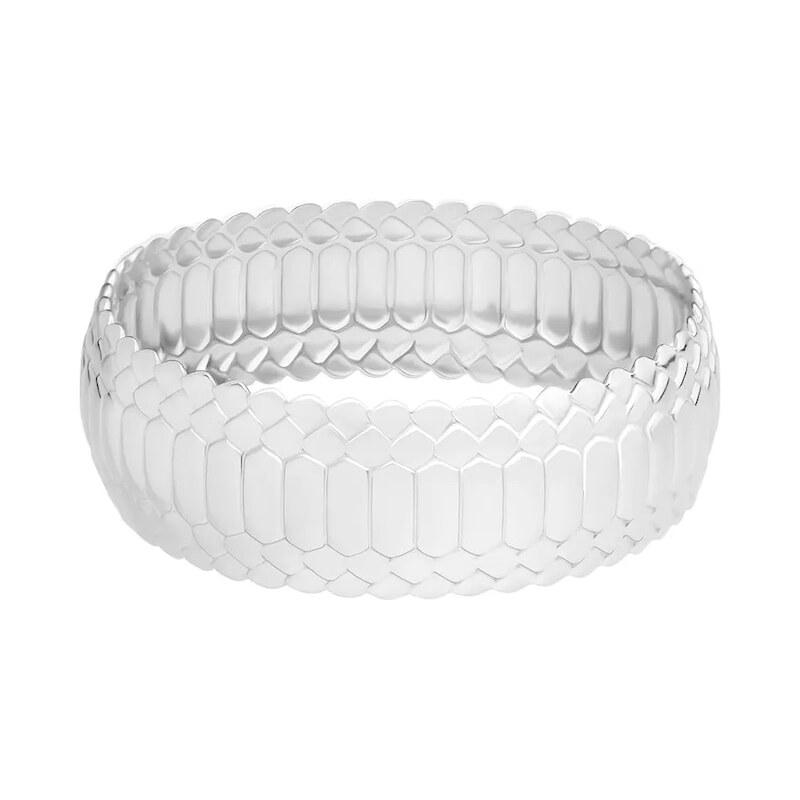 Postriebrený náramok Lilou Snake 66088448