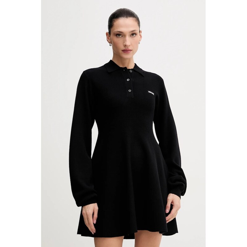 Šaty s prímesou vlny Rotate 66123977