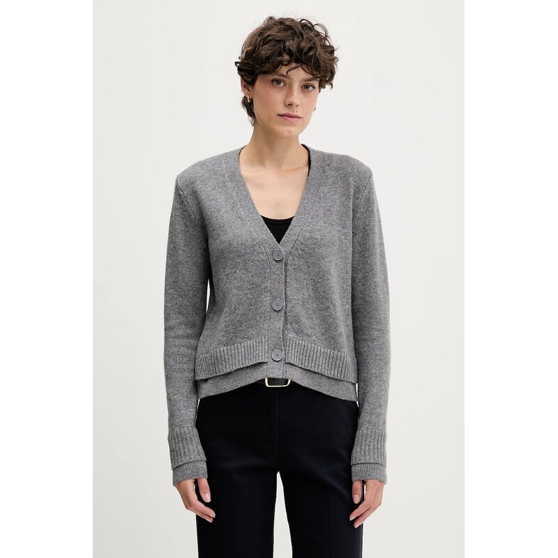 Kardigan s prímesou vlny Sisley 66155296