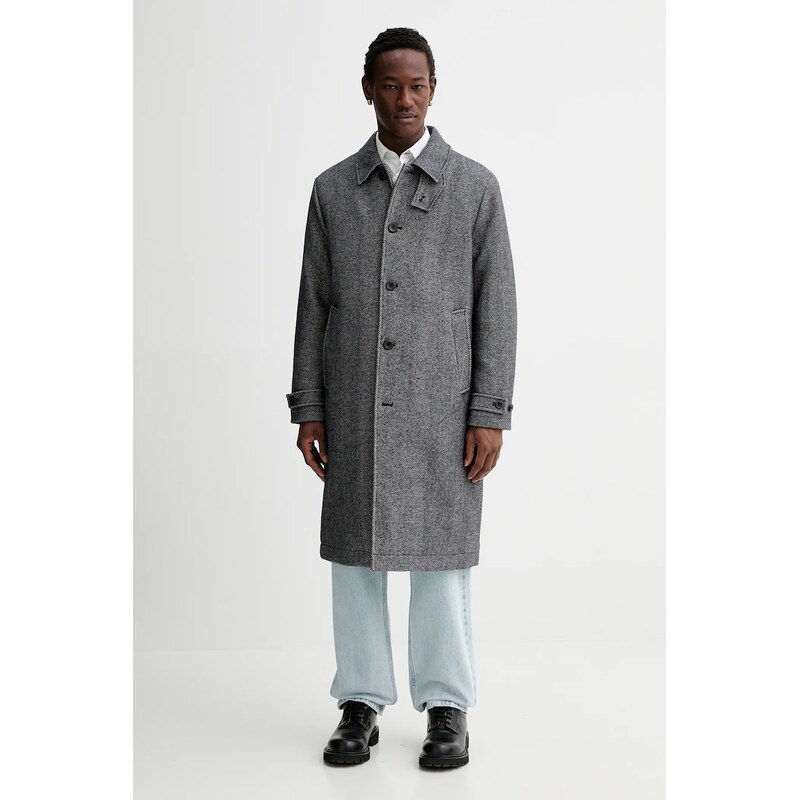 Kabát s prímesou vlny Calvin Klein 66131215