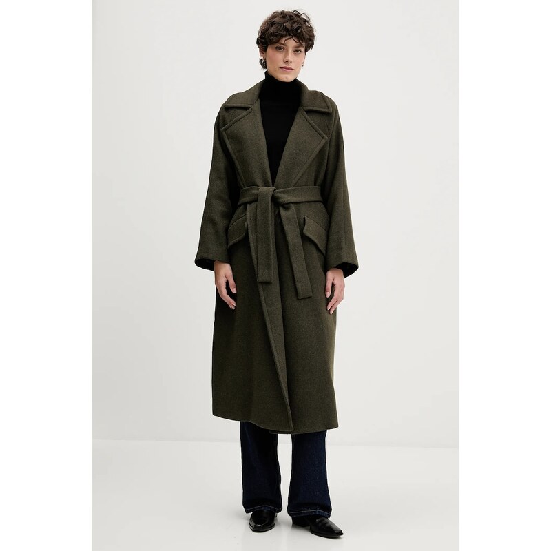 Kabát s prímesou vlny Sandro Ferrone 66185370