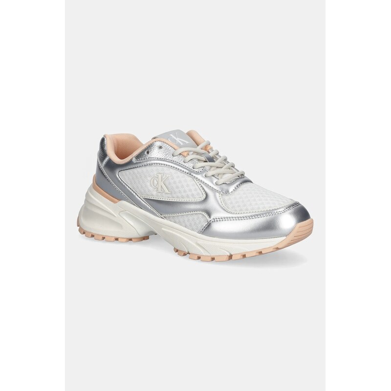 Tenisky Calvin Klein HIKE RUNNER LACE UP MESH MIX MET 66180970
