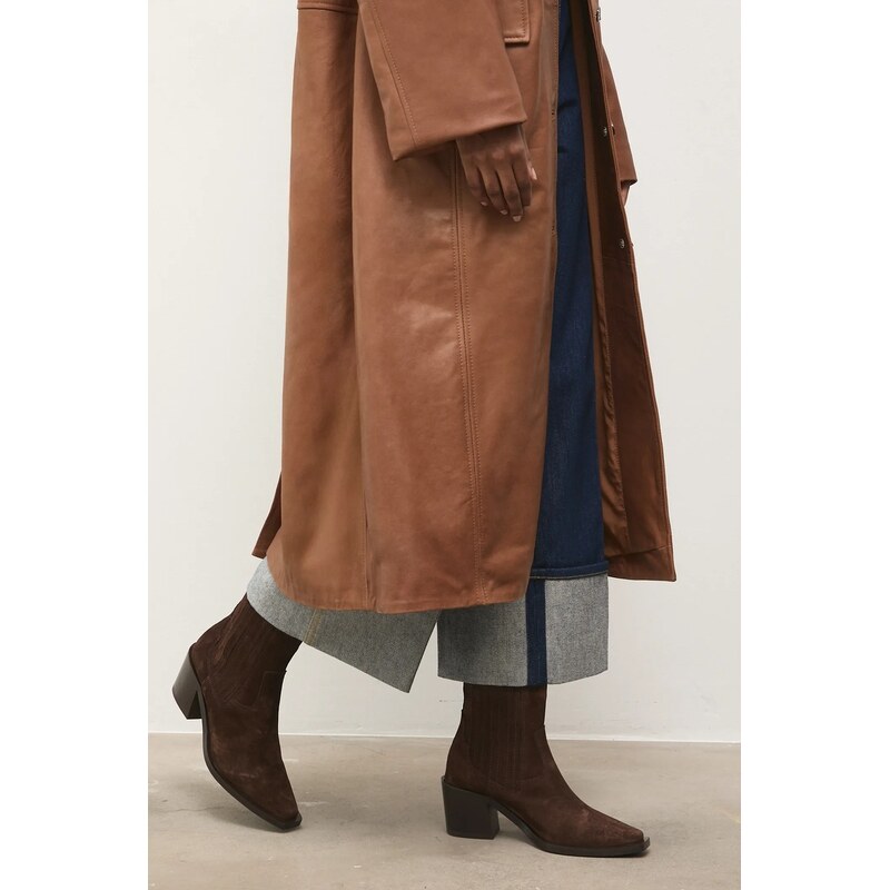 Semišové topánky chelsea Answear.LAB 64794804