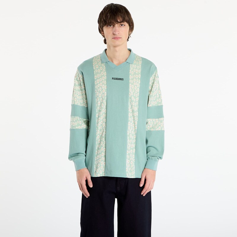 Tričko PLEASURES Sounds Rugby Polo Matcha S 66197863