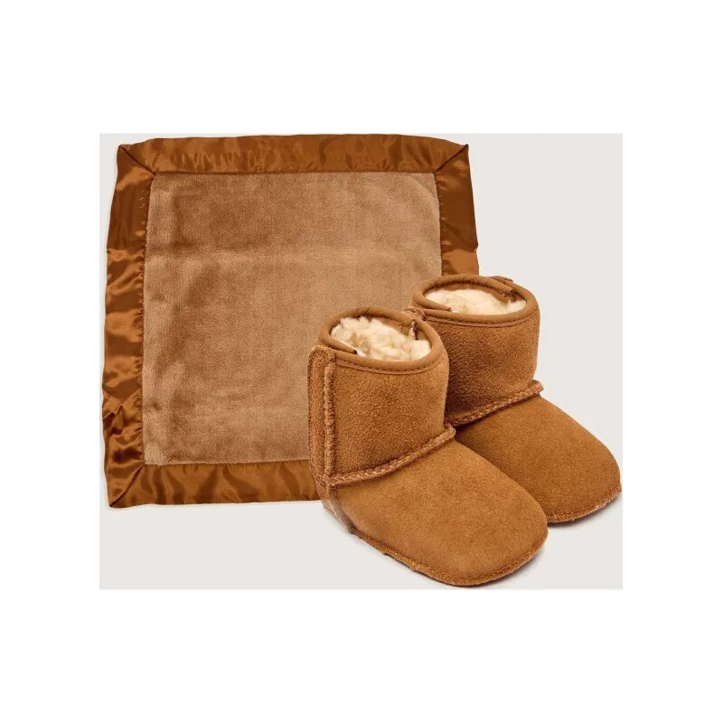 UGG Kožené detské capačky LOVEY 65248118