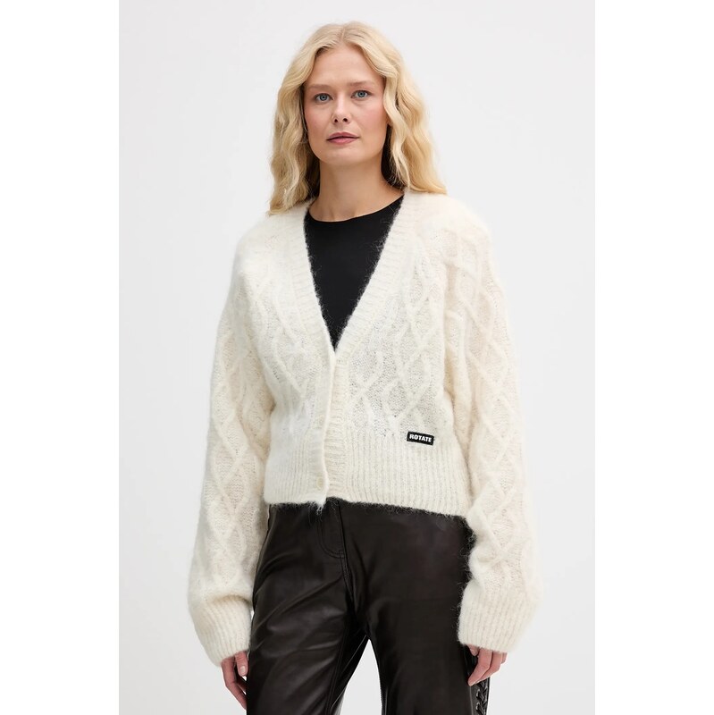 Kardigan s prímesou vlny Rotate 66198255