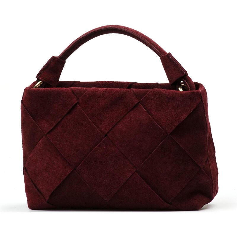 Blaire Kožená kabelka Caren bordó 66198872