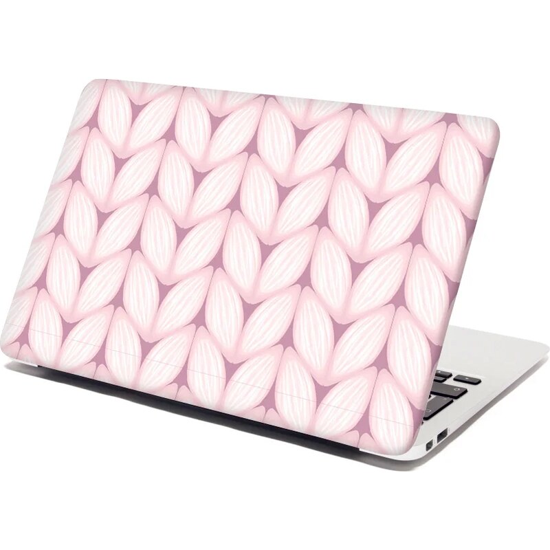 Sablio Samolepka na notebook Bledoružové pletenie 65100007