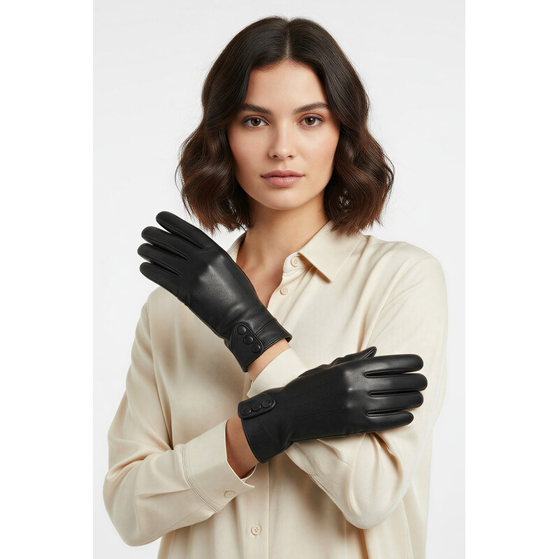 Dámske kožené rukavice Vivisence 7211 65986406