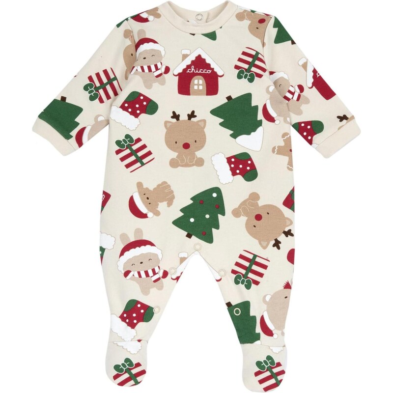 Chicco Pyžamo béžová / zelená / červená / biela 66201081