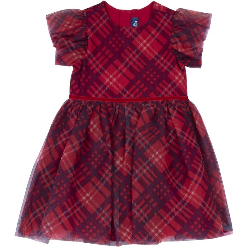 Chicco Šaty tmavofialová / červená / biela 66201090