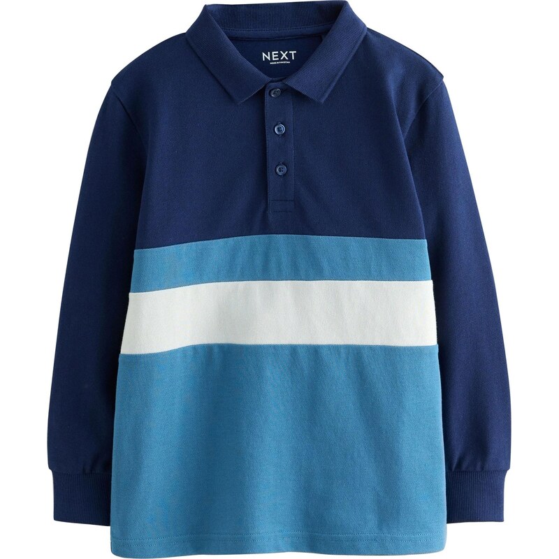 Next Tričko azúrová / tmavomodrá / biela 66201727