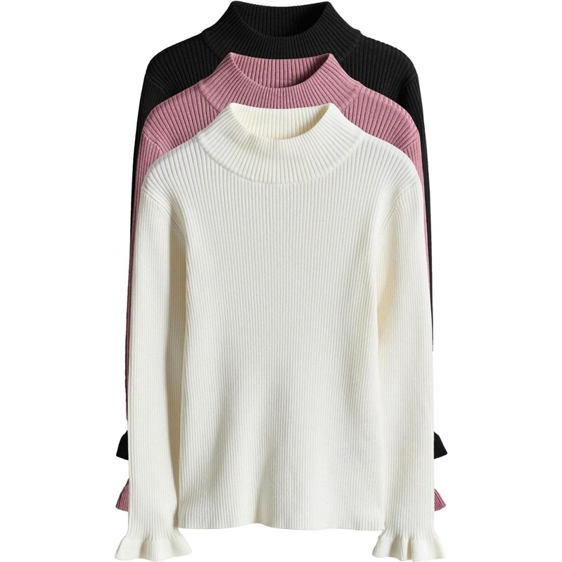 The Set Sveter eozín / čierna / biela 66202317