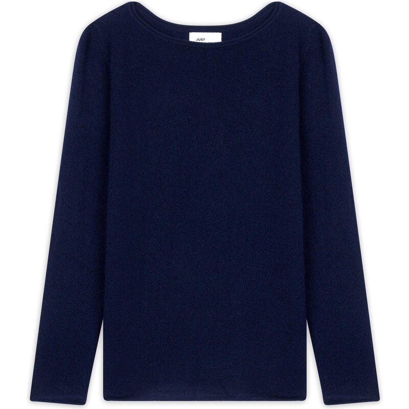 JUST CASHMERE Sveter Grace námornícka modrá 66202411