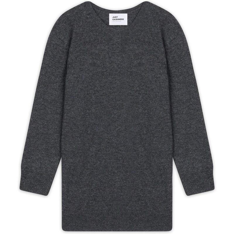 JUST CASHMERE Sveter JANICE tmavosivá 66202417