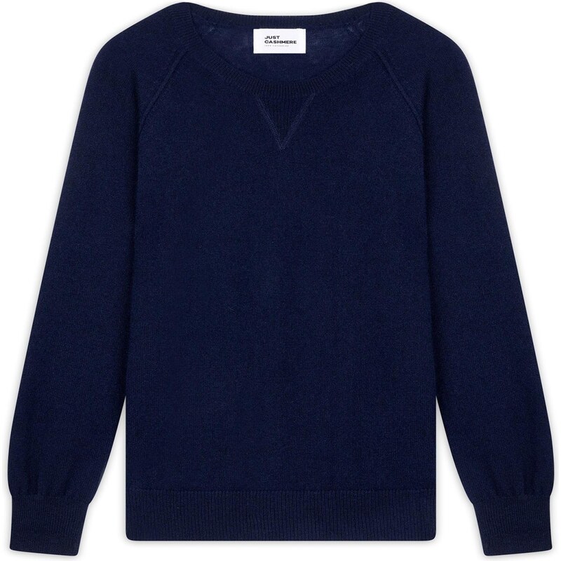 JUST CASHMERE Sveter Helen námornícka modrá 66202426