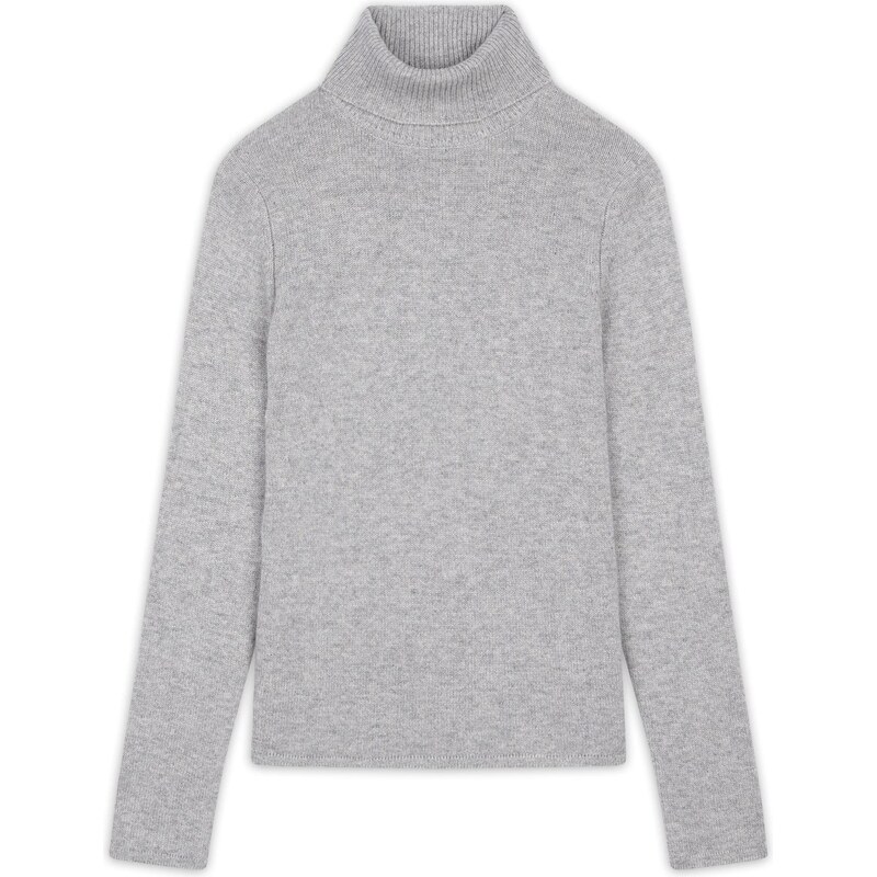 JUST CASHMERE Sveter Juni sivá melírovaná 66202444