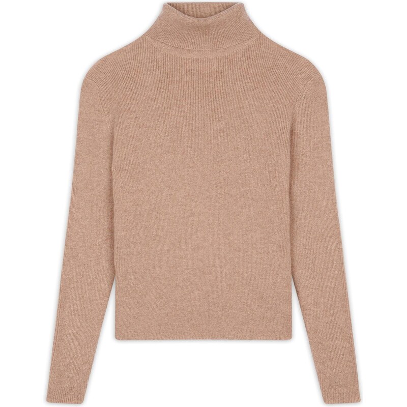 JUST CASHMERE Sveter Lanais farba ťavej srsti 66202447