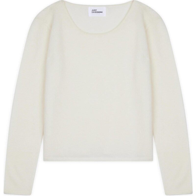 JUST CASHMERE Sveter Vivian slonová kosť 66202453