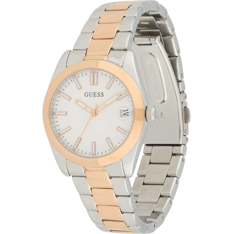 GUESS Analógové hodinky Alice ružové zlato / strieborná 66202489