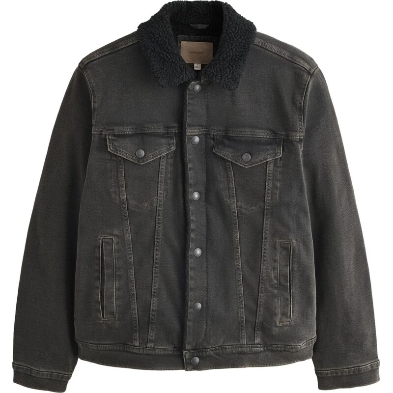 Next Prechodná bunda čierny denim 66202544