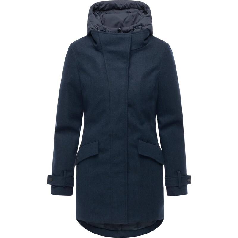 Ragwear Funkčný kabát Petuja Felt Youmodo modrá / petrolejová 66222734