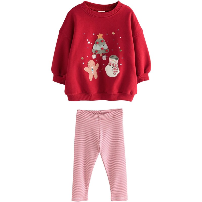 Next Set tmavošedá / marhuľová / červená / biela 66202602