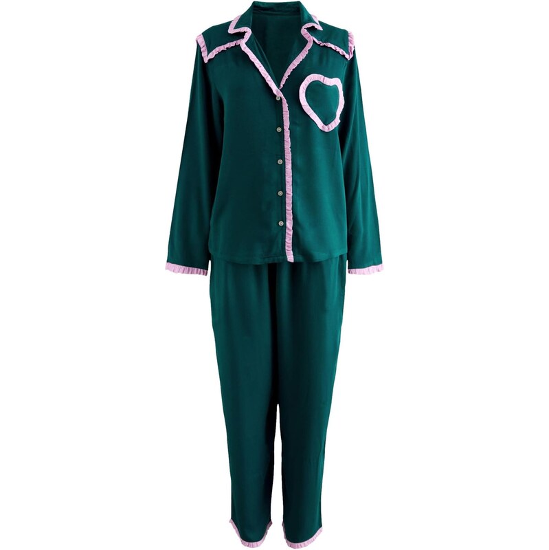 Cath Kidston Pyžamo tmavozelená 66202665