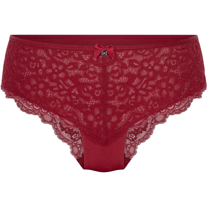 Hunkemöller Nohavičky Marine karmínovo červená 66202698