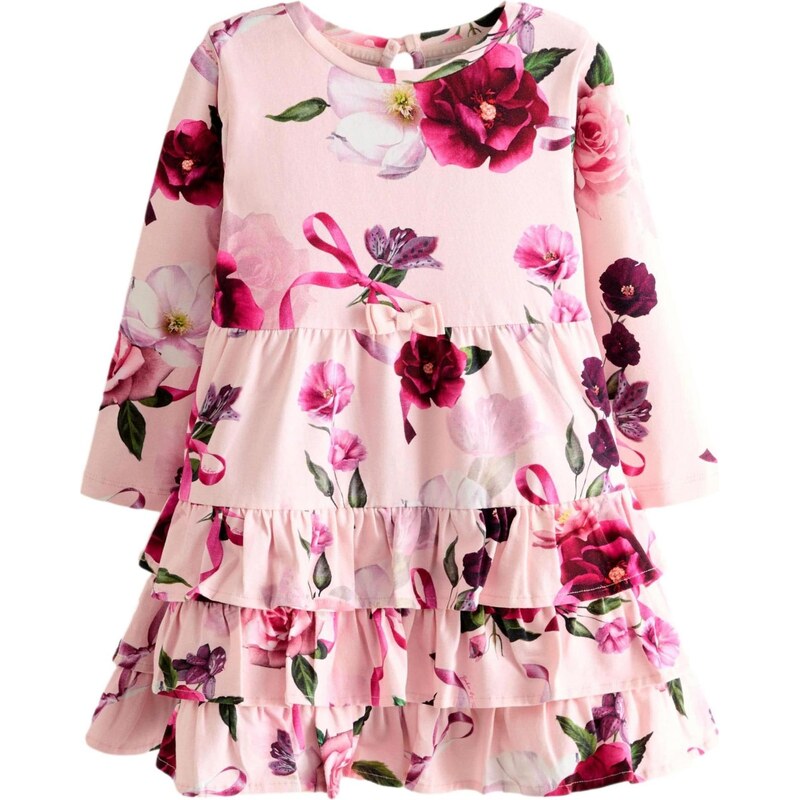 Baker by Ted Baker Šaty zelená / ružová / tmavoružová 66202718