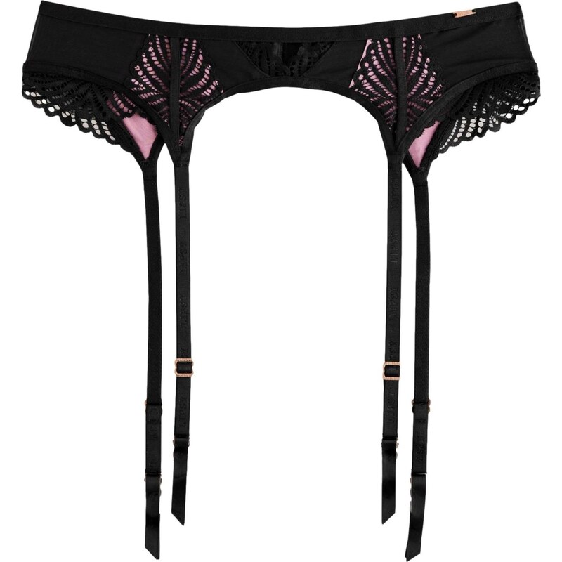 Lipsy Podväzky slivková / čierna 66203083