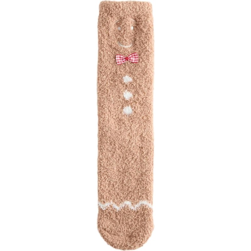 Next Ponožky hnedá / červená / biela 66203105