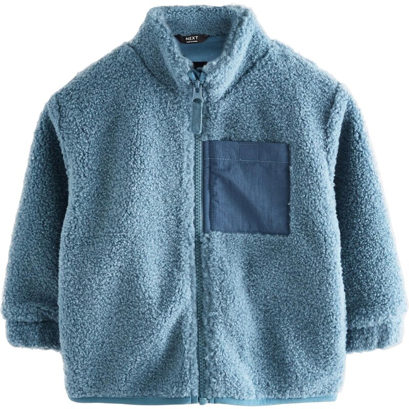 Next Flisová bunda svetlomodrá 66203109