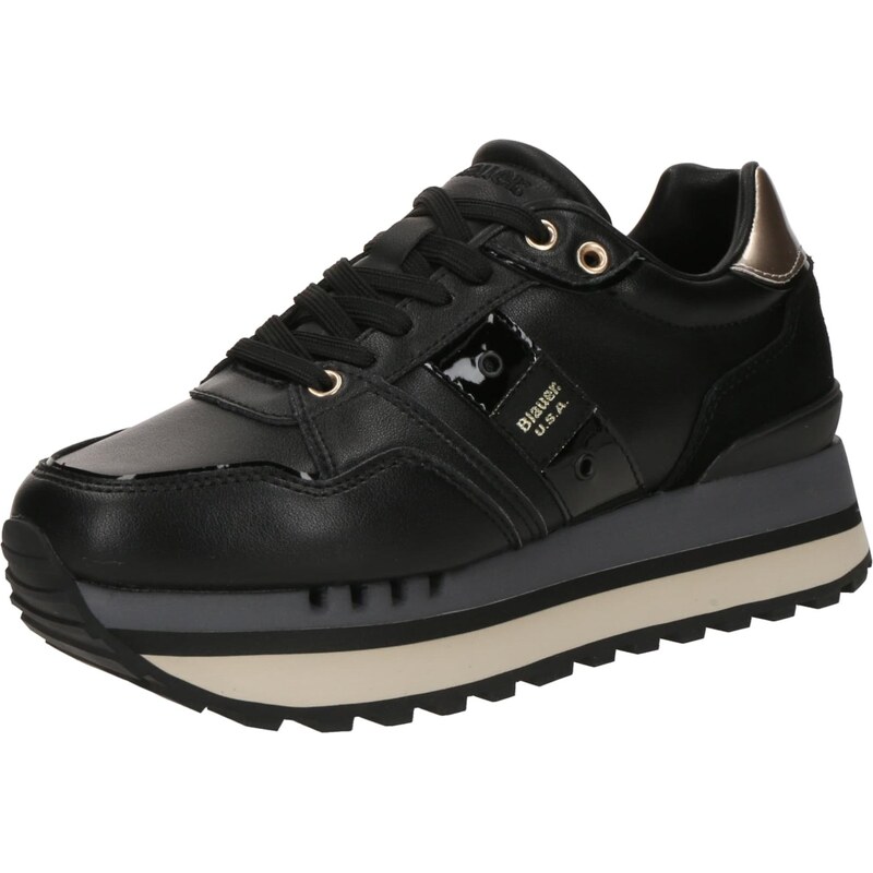 Blauer.USA Nízke tenisky bronzová / čierna 66203149