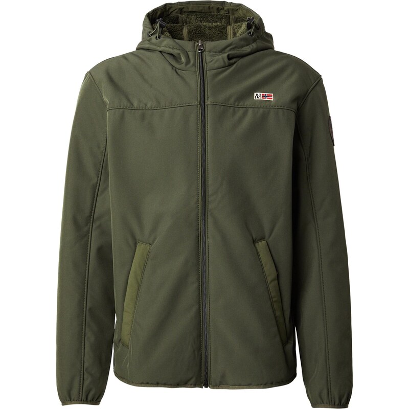 NAPAPIJRI Prechodná bunda ASHERMAN olivová 66203155