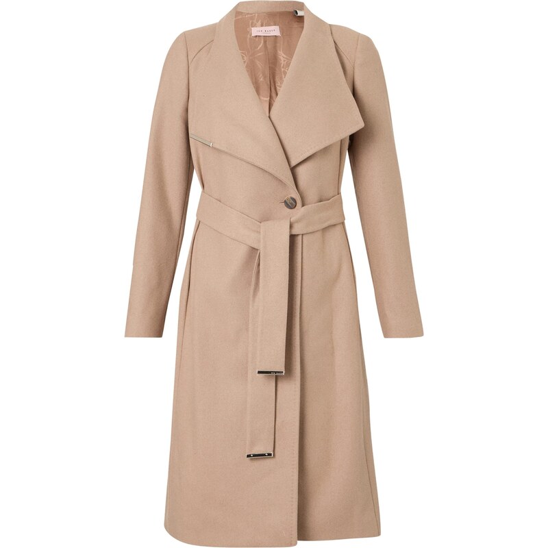 Ted Baker Prechodný kabát ROSE farba ťavej srsti 66203157