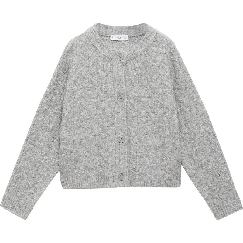 MANGO KIDS Kardigán GRACIE sivá 66203195