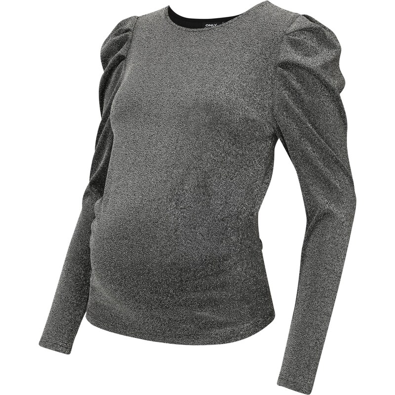 Only Maternity Tričko OLMRICH čierna melírovaná 66203185