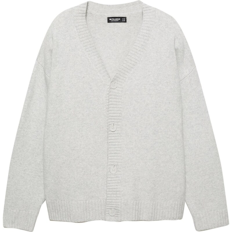 Pull&Bear Kardigán svetlosivá 66203197