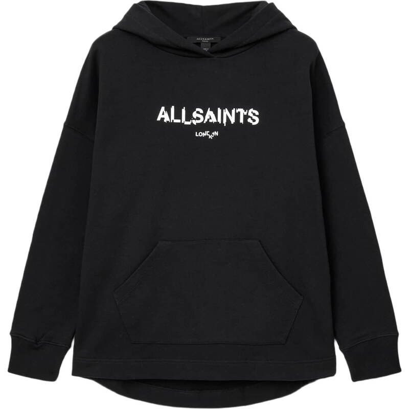 AllSaints Mikina STATIC ETIE tmavosivá / čierna / šedobiela 66203215