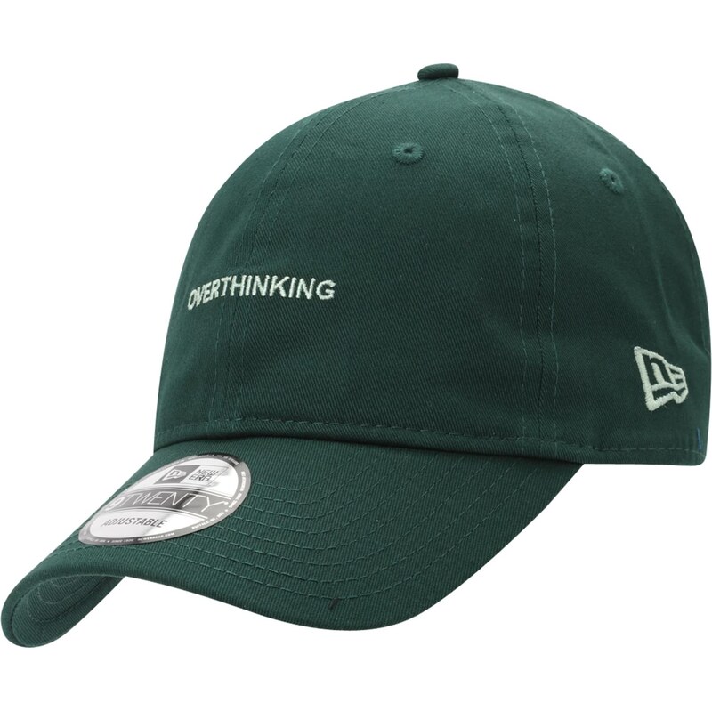 NEW ERA Čiapka 9TWENTY tmavozelená / pastelovo ružová 66203275