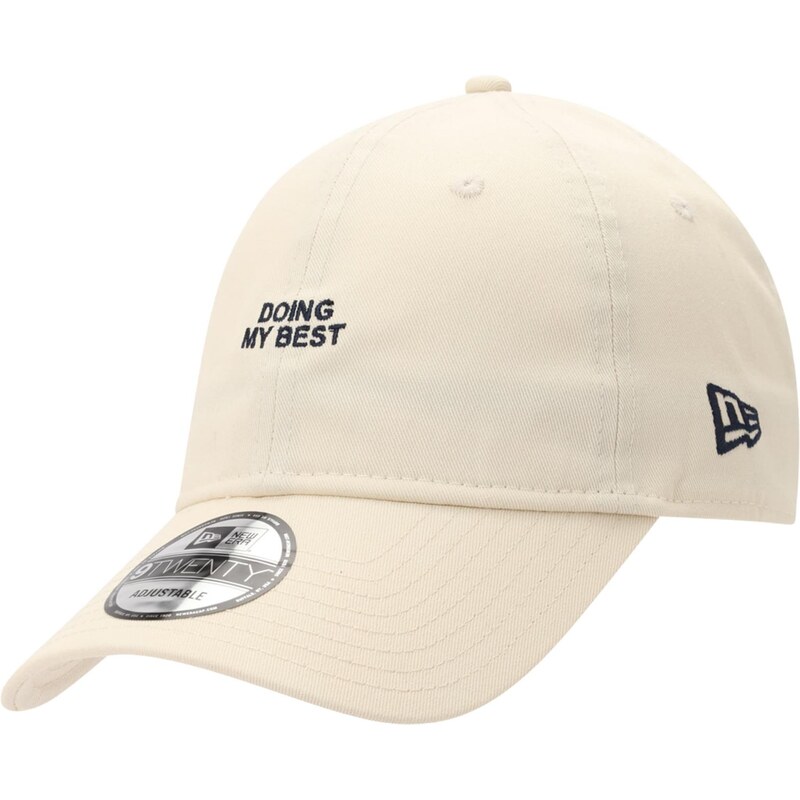 NEW ERA Čiapka 9TWENTY svetlobéžová / čierna 66203288