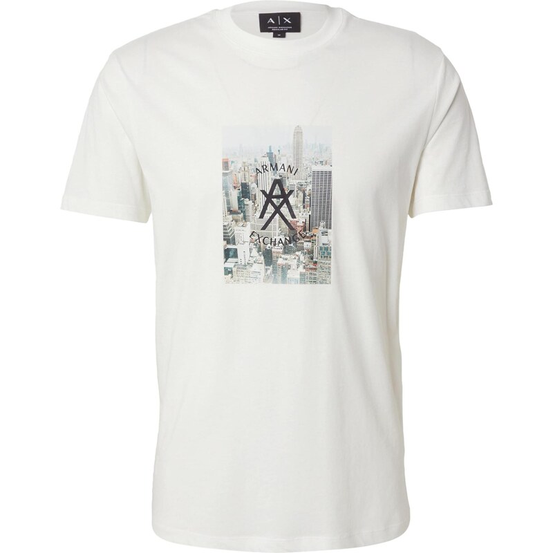 ARMANI EXCHANGE Tričko svetlomodrá / sivá / čierna / šedobiela 66203323