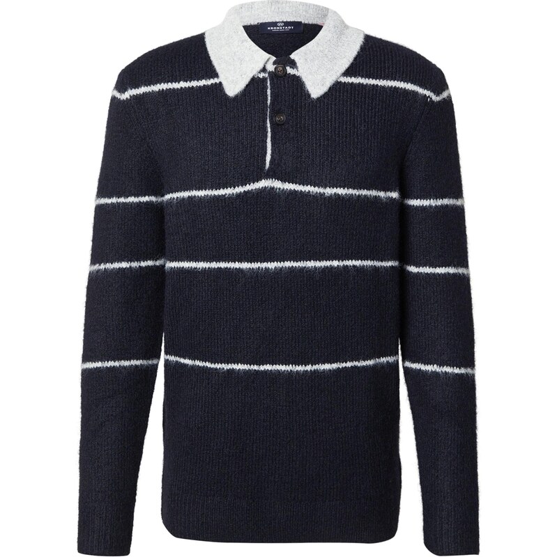 Kronstadt Sveter Ken námornícka modrá / biela 66203331